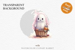 Cute Ghost Pumpkin Spooky Halloween Clipart PNG Scrapbooking Fairy Tale Art Image Watercolor Transparent Print illustration sublimation creepy printable digital watercolor cute ghost kawaii smile, spooky clipart, sublimation nursery, Creepy Witch art, hal