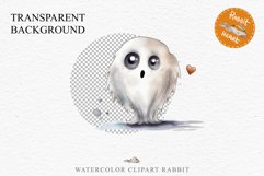 Cute Ghost Pumpkin Spooky Halloween Clipart PNG Scrapbooking Fairy Tale Art Image Watercolor Transparent Print illustration sublimation creepy printable digital watercolor cute ghost kawaii smile, spooky clipart, sublimation nursery, Creepy Witch art, hal