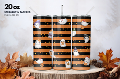 20oz Halloween Tumbler Cute Ghost Boo Sublimation Product Image 1
