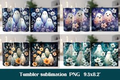 Halloween tumbler bundle sublimation design wrap 20 Oz, Halloween cute ghost sublimation, Halloween cute ghost  tumbler bundle wrap.