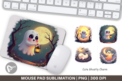 Mouse Pad Halloween Ghostly Charm Product Image 1