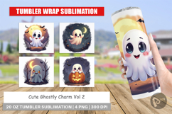 Tumbler Halloween Ghostly Charm Product Image 1