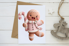 Cute Gingerbread Clipart Product Image 3