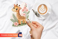 Cute Giraffe Spring Sticker, Adorable Giraffe Spring Sticker Product Image 1
