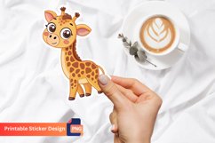 Cute Giraffe Sticker, Adorable Giraffe Sticker Product Image 1