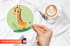 Cute Giraffe Sticker, Adorable Giraffe Sticker Product Image 1