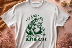 Unhinged Frog SVG Bundle, Funny Sarcastic Quotes Vintage PNG Product Image 5
