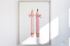 Cute Girly Back To School Clipart Product Image 5