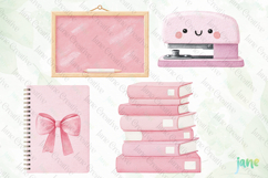 Cute Girly Back To School Clipart Product Image 1