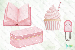 Cute Girly Back To School Clipart Product Image 1