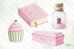 Cute Girly Halloween Clipart Product Image 1