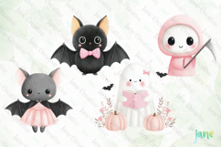 Cute Girly Halloween Clipart Product Image 1