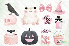 Cute Girly Halloween Sublimation Clipart Bundle Product Image 4