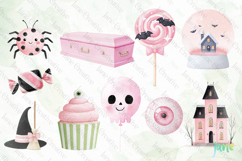 Cute Girly Halloween Sublimation Clipart Bundle Product Image 5