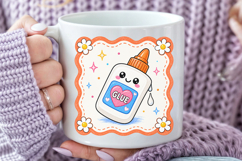 Cute Glue Teacher PNG, Kawaii School Glue Sublimation Product Image 4