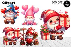 Cute gnome clipart, birthday gnome sublimation Product Image 1