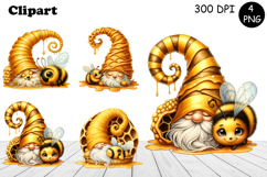 Cute flowers gnome clipart, birthday gnome sublimation Product Image 1