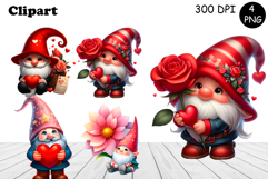 Cute gnome clipart, birthday gnome sublimation Product Image 1