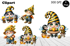 Cute flowers gnome clipart, birthday gnome sublimation Product Image 1