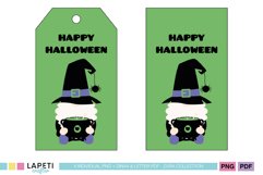 cute gnome gift tag