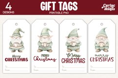 cute gnome gift tags