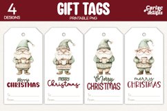 cute gnome gift tags