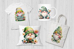 Spring Gnome Sublimation | Spring clipart Product Image 2