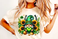 St Patrick's Day Gnome PNG, Lucky Day PNG, Shamrock PNG Product Image 2