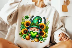 St Patrick's Day Gnome PNG, Lucky Day PNG, Shamrock PNG Product Image 3