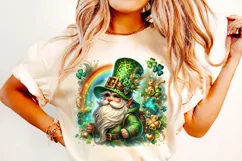 St Patrick's Day Gnome PNG, Lucky Day PNG, Shamrock PNG Product Image 1