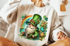St Patrick's Day Gnome PNG, Lucky Day PNG, Shamrock PNG Product Image 2