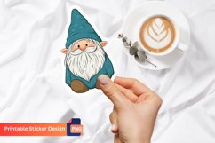 Cute Gnome Sticker, Adorable Gnome Sticker Product Image 1