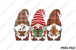 Cute Gnomies Merry Christmas Sublimation Product Image 1