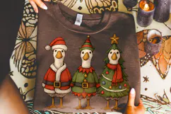 Christmas Goose, Funny Christmas Goose PNG, Merry Christmas Product Image 1