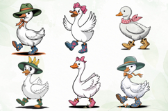 Cute Goose SVG PNG Clipart Product Image 3