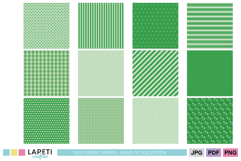 cute green scrapbook background patterns