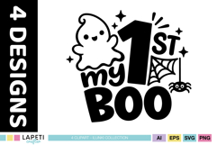 Halloween milestone shirt graphics for babies