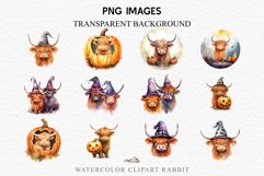 watercolor halloween baby highland cow, spooky clipart, Cute nursery, Creepy decoration art image Cute Halloween Baby Highland Cow Clipart PNG Scrapbooking  Tale Art Image Watercolor Transparent Print illustration sublimation creepy printable digital