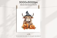 Cute Halloween Baby Highland Cow Clipart PNG Scrapbooking Tale Art Image Watercolor Transparent Print illustration sublimation creepy printable digital watercolor halloween baby highland cow, spooky clipart, Cute nursery, Creepy decoration art image