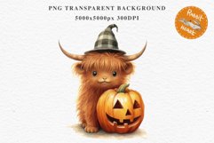 Cute Halloween Baby Highland Cow Clipart PNG Scrapbooking Tale Art Image Watercolor Transparent Print illustration sublimation creepy printable digital watercolor halloween baby highland cow, spooky clipart, Cute nursery, Creepy decoration art image