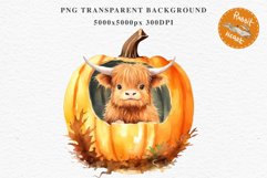 Cute Halloween Baby Highland Cow Clipart PNG Scrapbooking Tale Art Image Watercolor Transparent Print illustration sublimation creepy printable digital watercolor halloween baby highland cow, spooky clipart, Cute nursery, Creepy decoration art image