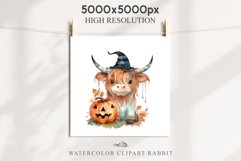 Cute Halloween Baby Highland Cow Clipart PNG Scrapbooking Tale Art Image Watercolor Transparent Print illustration sublimation creepy printable digital watercolor halloween baby highland cow, spooky clipart, Cute nursery, Creepy decoration art image