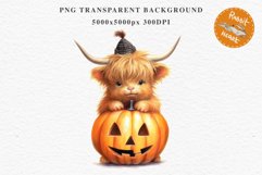 Cute Halloween Baby Highland Cow Clipart PNG Scrapbooking Tale Art Image Watercolor Transparent Print illustration sublimation creepy printable digital watercolor halloween baby highland cow, spooky clipart, Cute nursery, Creepy decoration art image
