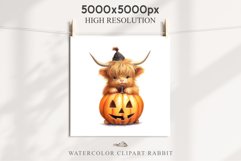 Cute Halloween Baby Highland Cow Clipart PNG Scrapbooking Tale Art Image Watercolor Transparent Print illustration sublimation creepy printable digital watercolor halloween baby highland cow, spooky clipart, Cute nursery, Creepy decoration art image