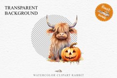 Cute Halloween Baby Highland Cow Clipart PNG Scrapbooking Tale Art Image Watercolor Transparent Print illustration sublimation creepy printable digital watercolor halloween baby highland cow, spooky clipart, Cute nursery, Creepy decoration art image