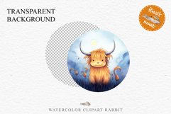 Cute Halloween Baby Highland Cow Clipart PNG Scrapbooking Tale Art Image Watercolor Transparent Print illustration sublimation creepy printable digital watercolor halloween baby highland cow, spooky clipart, Cute nursery, Creepy decoration art image