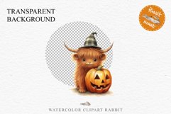 Cute Halloween Baby Highland Cow Clipart PNG Scrapbooking Tale Art Image Watercolor Transparent Print illustration sublimation creepy printable digital watercolor halloween baby highland cow, spooky clipart, Cute nursery, Creepy decoration art image