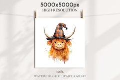 Cute Halloween Baby Highland Cow Clipart PNG Scrapbooking Tale Art Image Watercolor Transparent Print illustration sublimation creepy printable digital watercolor halloween baby highland cow, spooky clipart, Cute nursery, Creepy decoration art image