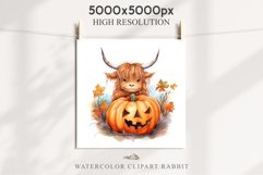 Cute Halloween Baby Highland Cow Clipart PNG Scrapbooking Tale Art Image Watercolor Transparent Print illustration sublimation creepy printable digital watercolor halloween baby highland cow, spooky clipart, Cute nursery, Creepy decoration art image