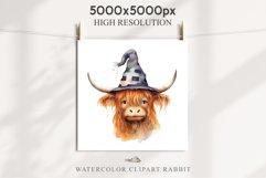 Cute Halloween Baby Highland Cow Clipart PNG Scrapbooking Tale Art Image Watercolor Transparent Print illustration sublimation creepy printable digital watercolor halloween baby highland cow, spooky clipart, Cute nursery, Creepy decoration art image